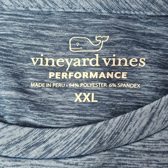 NWT Vineyard‎ Vines Men's Whale Harbor Performance Long Sleeve Shirt Size XXL - Picture 3 of 7